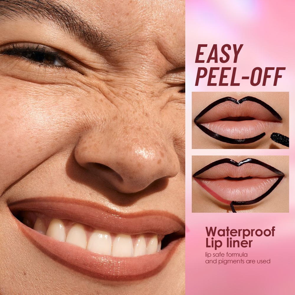 Peel-Off Lip Liner, Peel-Off Lip Liner, Matte, Not Easy to Smudge, Hook Line Lip Pencil, Makeup Pen Wholesale