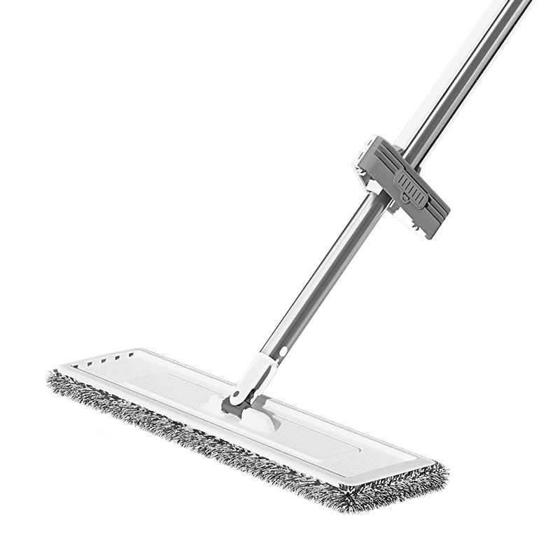 Flat Mop Household One-mop Clean Dry and Wet Dual-use Mop Student Dormitory Folding Lazy Hand-free Mopping Artifact