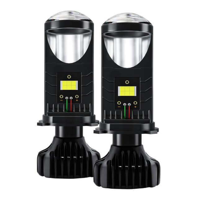 New Y6D Y7Dy8 Car Led Headlight H4 with Lens Super Bright Spotlight High and Low Beam Headlight Fisheye Light