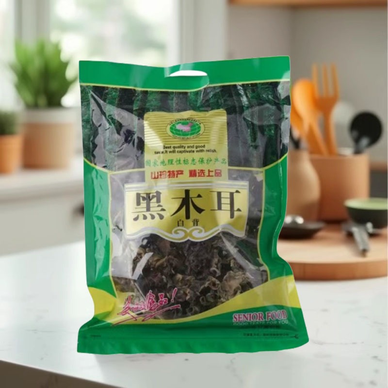 Northeast Black Fungus 100g Bagged Autumn Fungus Street Stall Travel Opening Event Gift Manufacturer Direct Supply Wholesale