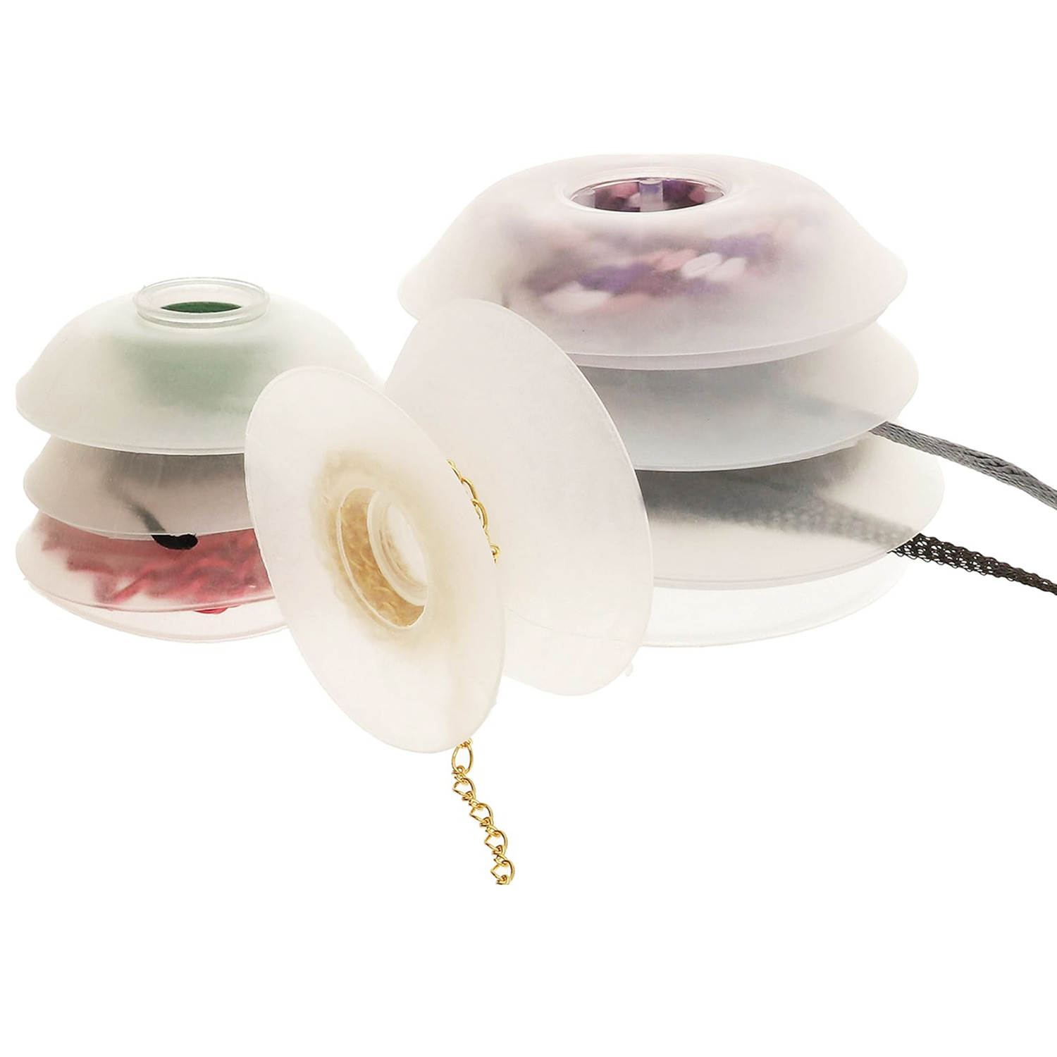 reel Kumihimo/Macrame cord reel beaded hand rope woven storage antique chain reel