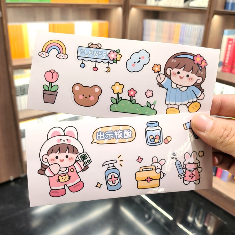 Наклейки для стаканов с большим животом, DIY наклейки для журналов, наклейки для изоляции, ПВХ водонепроницаемые прозрачные наклейки для журналов