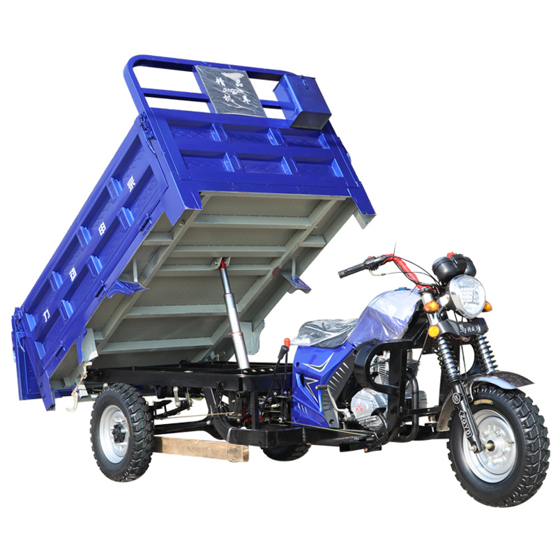 Export Foreign Trade Gasoline Three-Wheeled Motorcycle Zongshen Power Fuel Vehicle Freight Agricultural Dump Tricycle