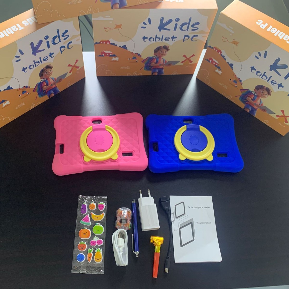 Кросс-граничный A133 четырехъядерный 7-дюймовый детский планшет компьютер для студентов оптовый детский программный учебный аппарат