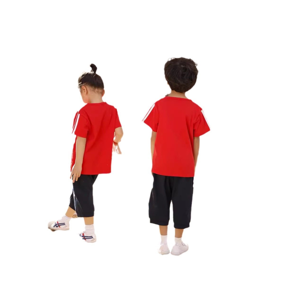 Kindergarten Uniforms, Summer Class Uniforms, Elementary School Uniforms, Parent-Child Summer Outfits, Children's Sports Suit Outfits, Short-Sleeved