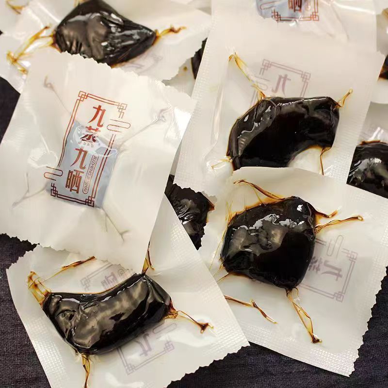 Jiuhuashan Polycamine Nine Steamed Nine Drying Independent Packaging Instant Polycamine Fruit Chinese Herbal Medicine Soup Tea Polycamine Chinese Herbal Medicine