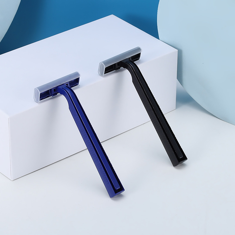 Manufacturers supply disposable razor tools razor body armpit hair scraper double-layer manual portable razor