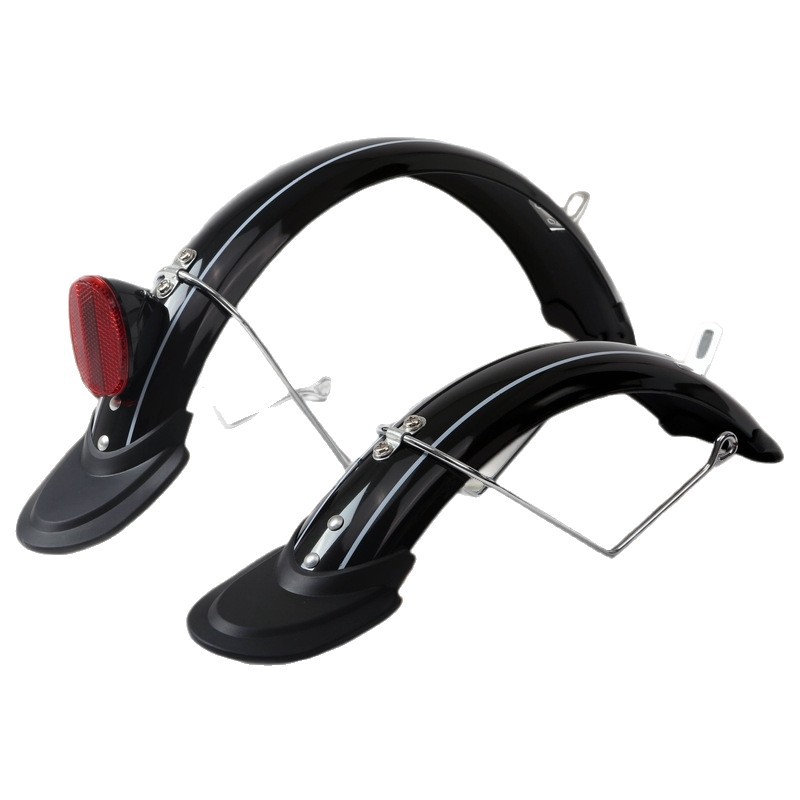Electric Scooter Mudguard, Mud Flap, Iron Mud Guard, Electric Two-Wheeler Front and Rear Mudguard, Water-Blocking Plate with Screws, Thickened Version
