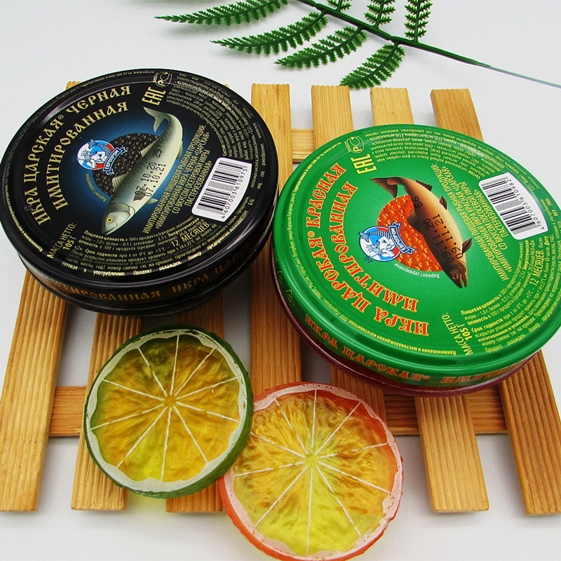 Консервированный соус из рыбы Царь, икра Омаха, 105г