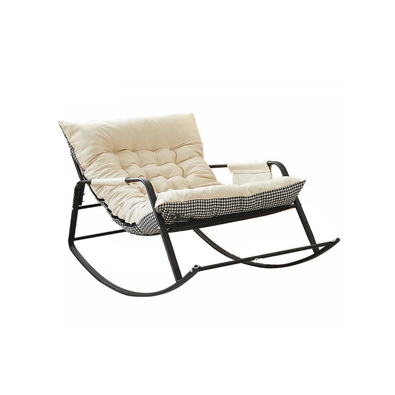 Lazy sofa balcony leisure chair rocking chair adult lunch break recliner Internet celebrity sofa chair living room double rocking chair