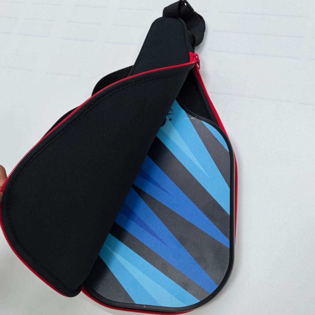 Cross-Border Spot Pickleball Racket Bag Table Tennis Racket Protective Cover Bag Anti-Fall Shock-Absorbing Strap Zipper Beach Racket Bag