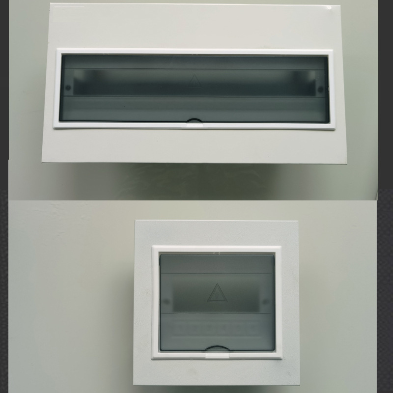 Pz30 Distribution Box Panel 4-24 Circuit Plastic Cover Matte Gray Blue Empty Cover