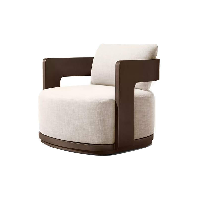 Terrace Garden Sofa High-End Villa Hotel Leisure Sofa Nordic Outdoor Aluminum Alloy Fashion Sofa Cross-Border