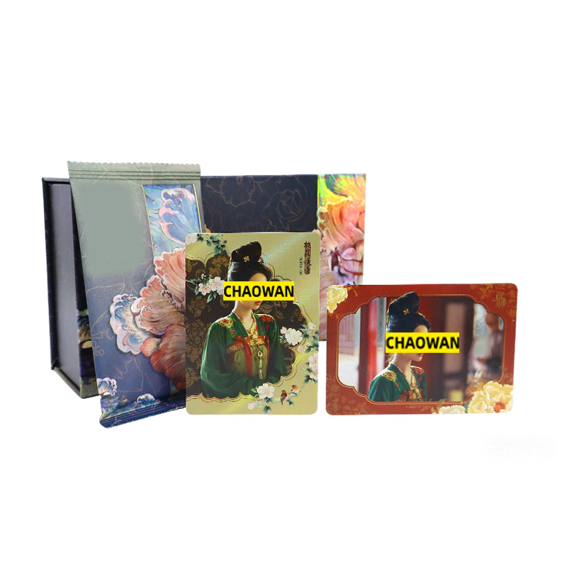 Customized Film and Television Cards, Tcg Celebrity Cards, Blind Box Grading Cards, High-Value Collectible Cards, Laser-Printed Signature Movie Viewing Cards, Customized