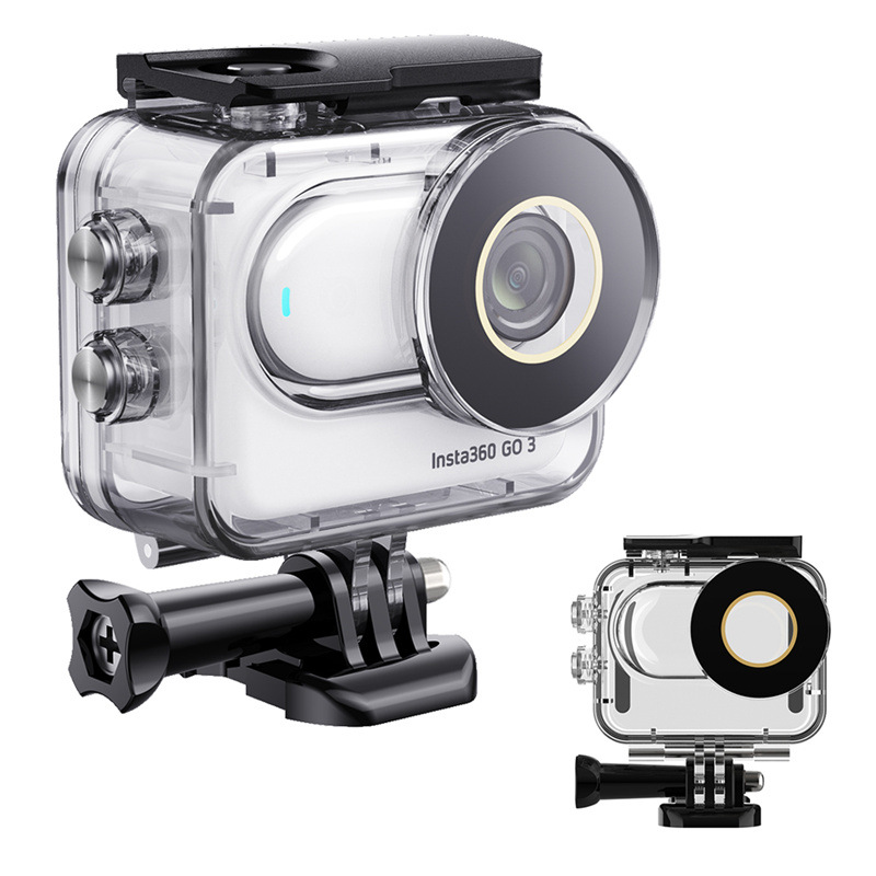 Applicable to Insta360 go3 waterproof shell sealed diving shell protective shell thumb camera waterproof deep 60 m shadow