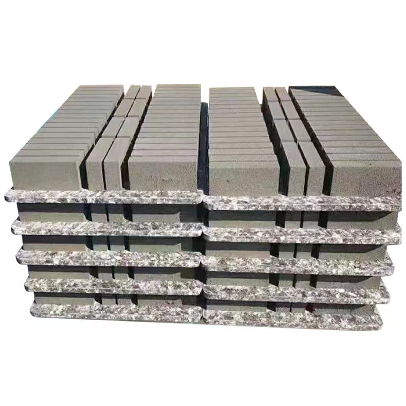 Brick Machine Pallet Hollow No-Burn Brick Machine Fiber Brick Machine Plastic Backing Board Pvc Cement Brick Fiberglass Material Can Be Customized