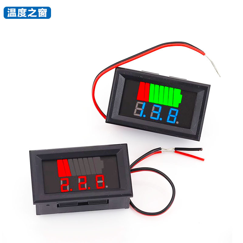Battery Lithium Battery Electric Vehicle Power Meter 12V 24V 36V 48V 60V 72V 84V Reverse Connection Universal
