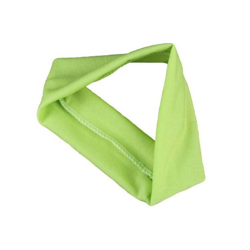 Factory Direct Supply Korean Style Hair Accessories Yoga Headband Sports Headband Elastic Monochrome Hairband Headband Printable Pattern