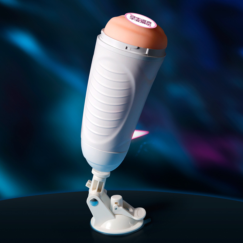 Cross-Border Adult Products Automatic Vibrating Masturbation Cup with Sound, Inverted Mold Erotic Male Retractable Masturbation Cup
