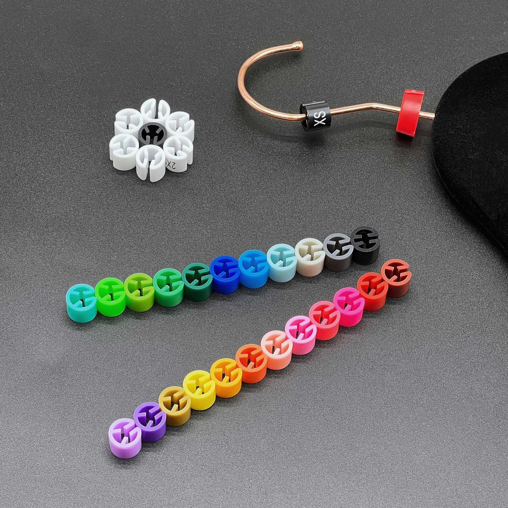 Factory direct blank size buckle printable alphanumeric size label color clothing size circle in stock Amazon