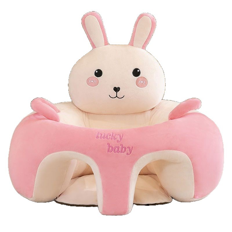 New Low Anti-Fall Infant Learning Chair Armrest Small Sofa Baby Practice Sitting Seat Plush Seat