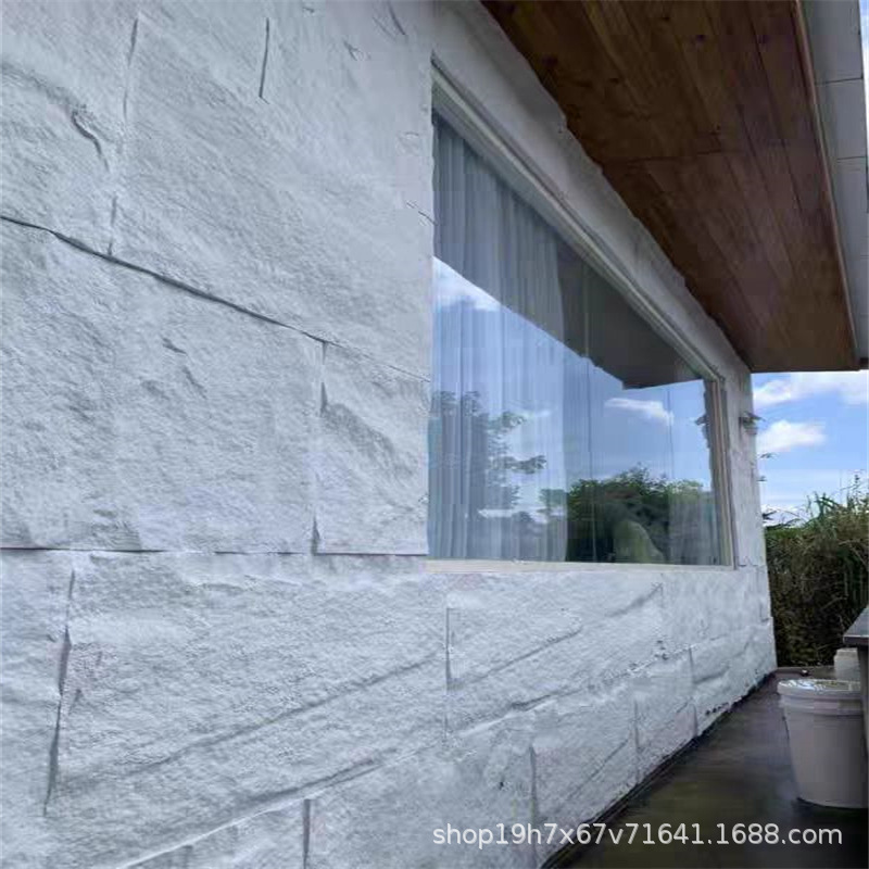 Pu Stone Thin Pu Stone Skin Polyurethane Simulated Exterior Wall Artificial Stone Lightweight Mushroom Stone Large Slab Xinhuangjia