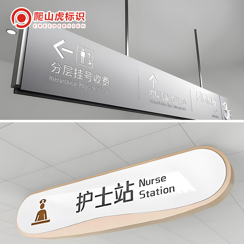 Hospital Department Signs, Acrylic Door Signs, Signage, Prompt Signs, Design, Production and Installation, Complete Case Landing