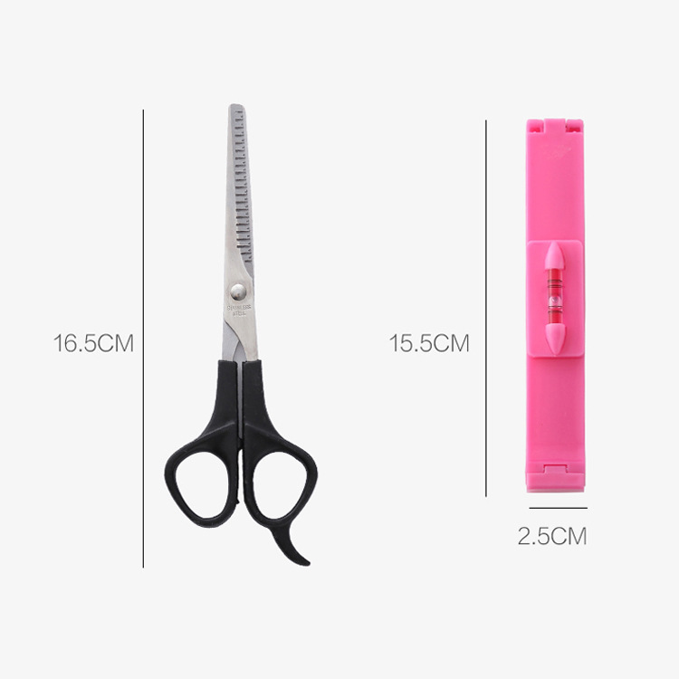 Household Hairdressing Barber Scissors Set Flat Shears Self-use Hair Cutting Tool Set Teeth Shears Thinning Straightless Bangs