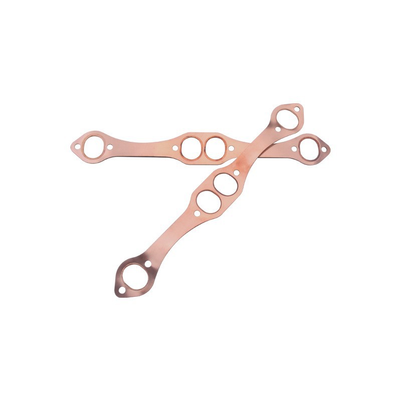 Suitable for Chevrolet Sbc Oval Port Copper Exhaust Manifold Gasket 327 305 350 383