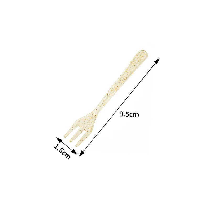 Disposable Plastic Water Drop Spoon Asian Spoon Sauce Dessert Mini Hard Plastic Thickened Ps Transparent Benzene Foreign Trade Cross-Border Hot Item