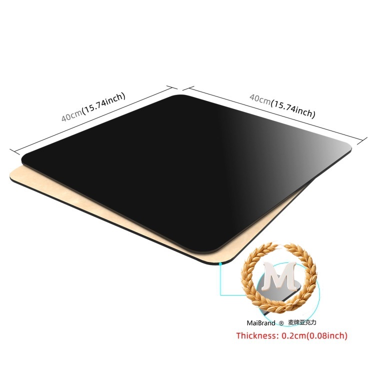 Hot Selling Puluz 40cm Photography Acrylic Reflective Display Stand Background Board Photo Display Board Reflective Board