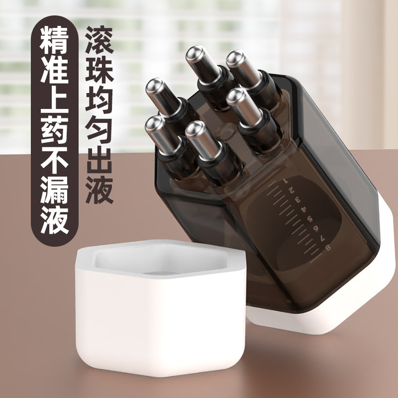 Scalp medicine applicator head Mino medicine applicator Thil hair growth liquid ball massage essential oil import Medicine Guide comb