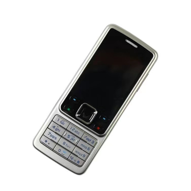 Suitable for Cross-Border E-Commerce 6300 Ultra-Thin Men's and Women's Metal Music Straight Phone for the Elderly and Students