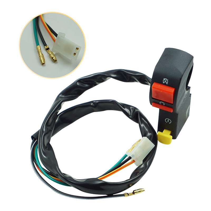 KG-012 factory direct sale motorcycle ATV accessories hand seat headlight flameout start switch GY200