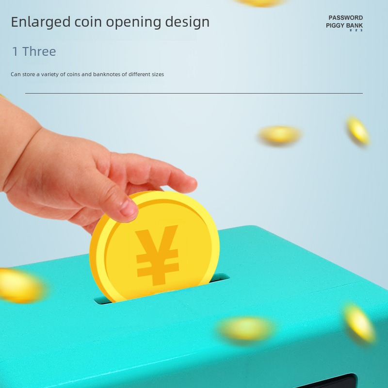 Children's Password Piggy Bank Can Be Entered and Outed, Piggy Bank Can Only Enter and Exit, Creative Gift Ornaments, Children's Toys Wholesale