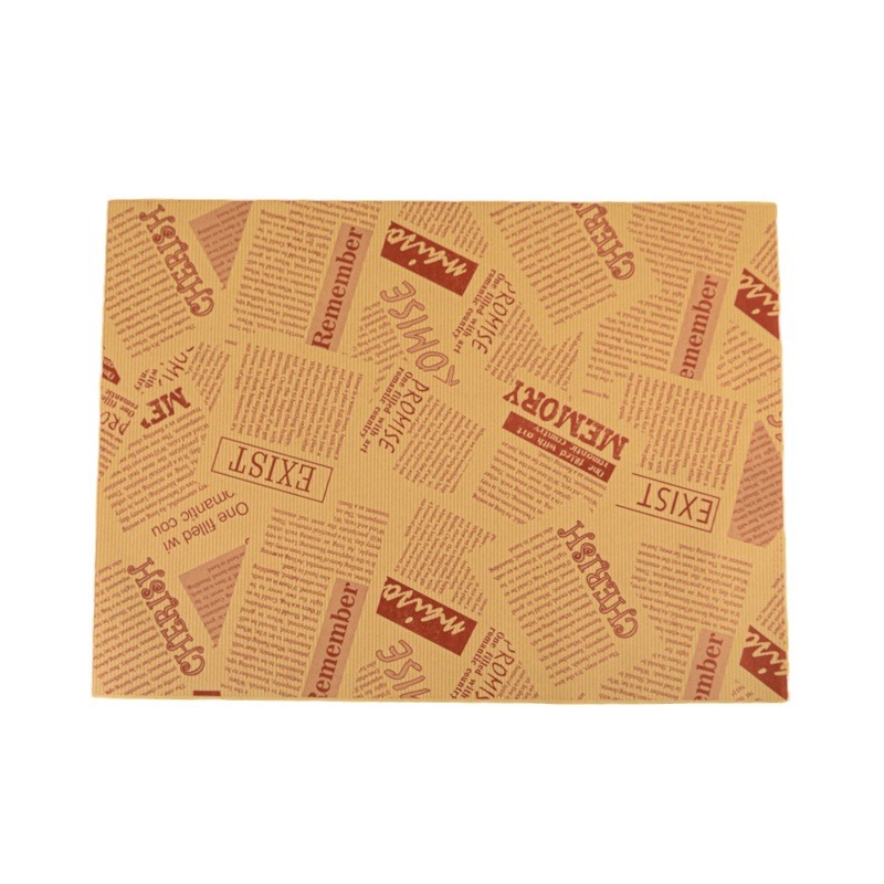 Spot Wholesale Coated Greaseproof Paper Sandwich Rice Ball Burger Wrapping Paper Food Packaging Meal Paper Baking Greaseproof Paper