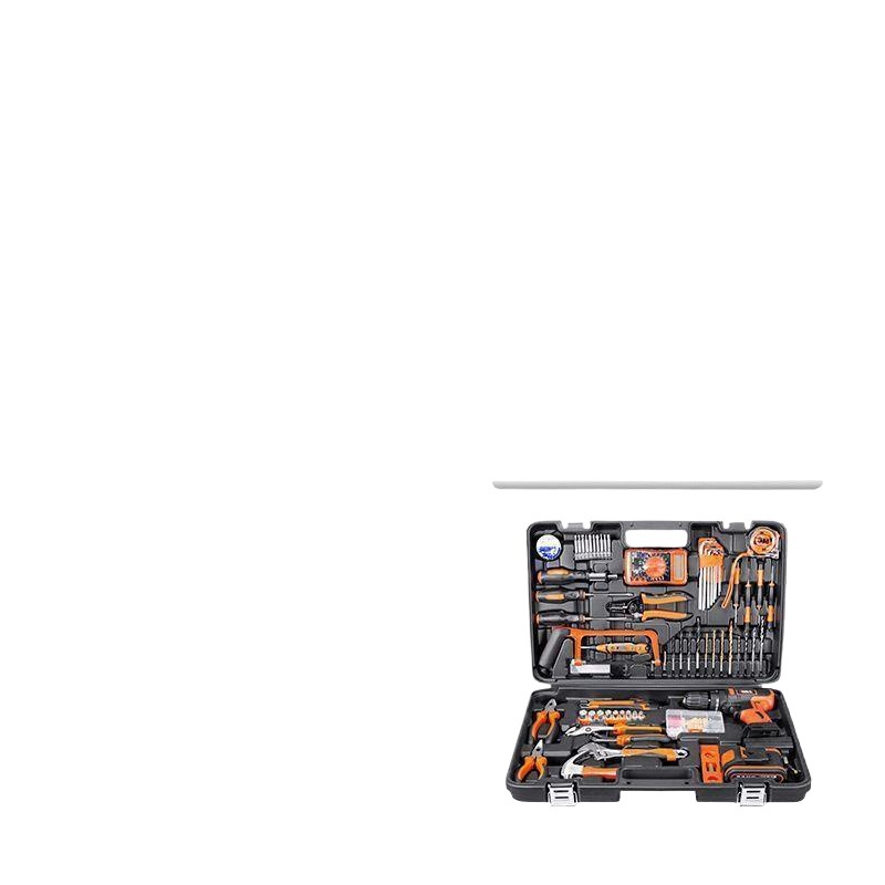 Tool Box Household Set Multi-Functional Hardware Electrician Repair Combination Complete Tool Car Electric Drill Complete Set