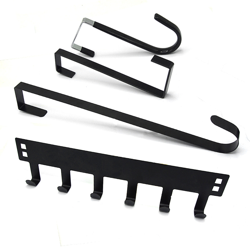 Customized Stamped Metal Hooks, Traceless Iron Door Hooks, Bathroom Clothes Hooks, Wardrobe Cabinet Storage Bag Hooks