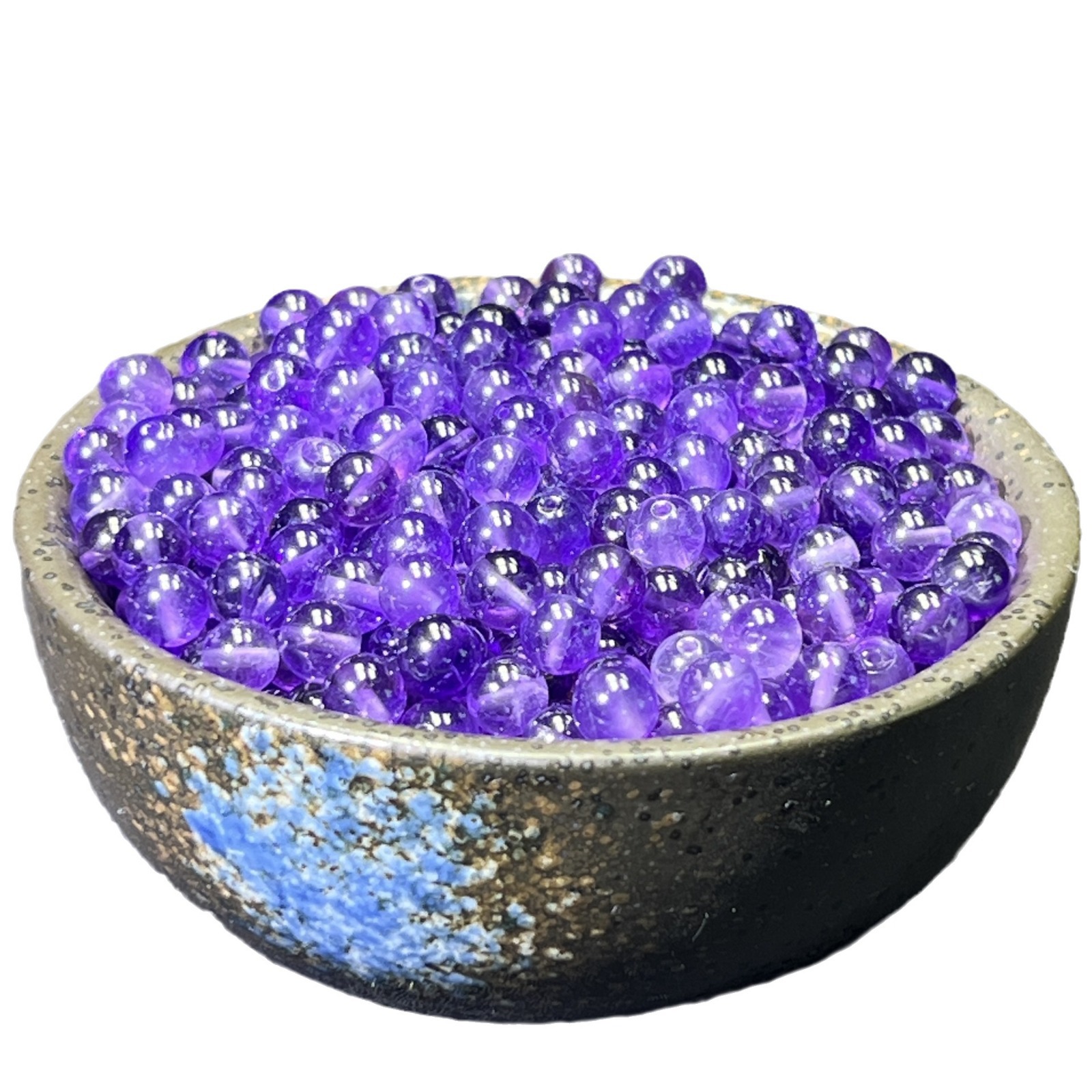 Natural Fantasy Violet Amethyst Beads Wholesale DIY Handmade Handmade Handstring Jewelry Accessories Single Beads