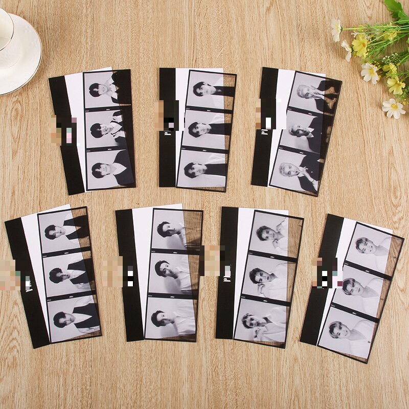 Группа Junior Чонгук, Ким Тэхён, фотокарта Proof в одном стиле 3-квадратная пленка