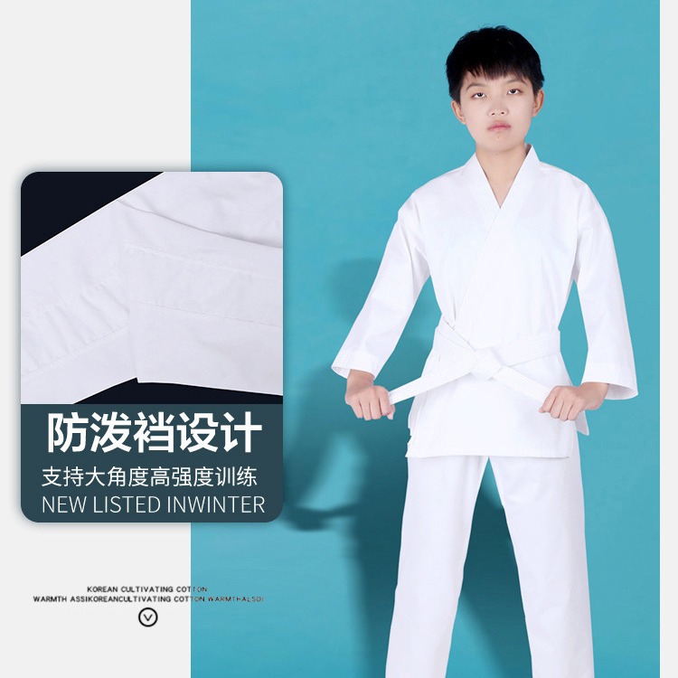 Karate clothing adult children Taekwondo Taekwondo clothing series manufacturers shipping for the beginning of the semester