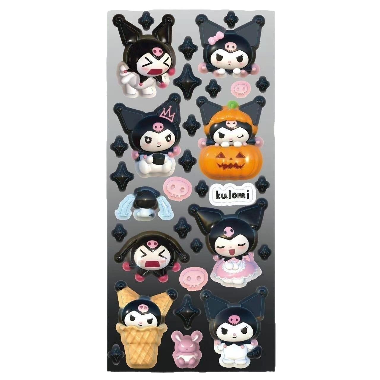 Sanrio Guka Laser Stickers Ins Korean Fine Glitter Adhesive Cute Pochacco Decoration for Journals and Notebooks