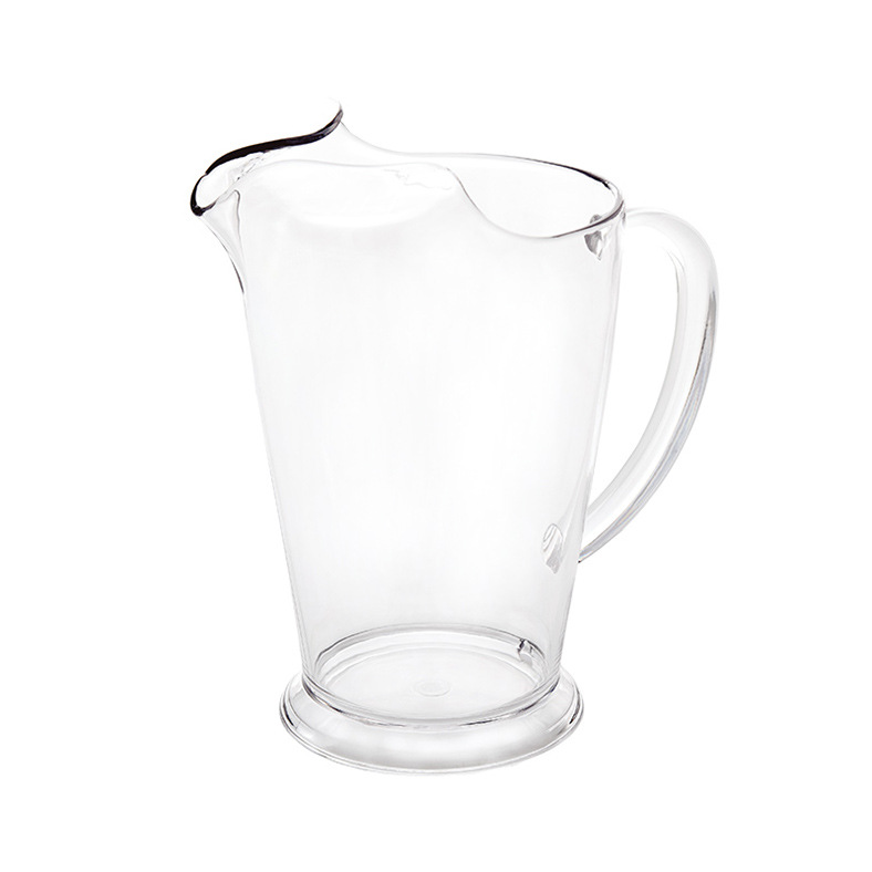 Customized 1140ml High-End Beer Jug Plastic Transparent Acrylic Juice Drink Cold Water Jug Beer Ice Cube Cup