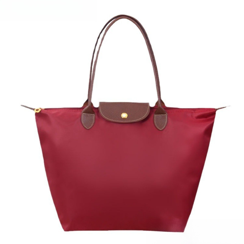 One-Shoulder Portable Drop-Shipping Large-Capacity Internet Celebrity Women's Dumpling Bag Dumpling Bag Folding Storage Bag