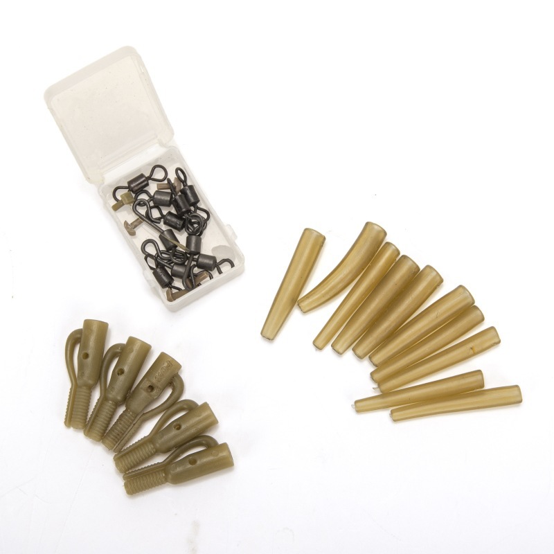 Cross-Border 30-Piece European-Style Carp Accessory Set with Swivel, Soft Tube, Large Tackle Line Set, Fishing Gear Small Accessories Wholesale