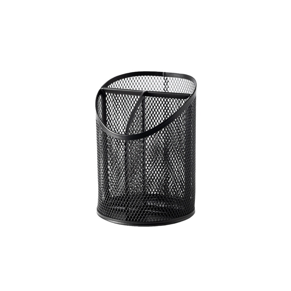 Creative Metal multi-grid pen holder multifunctional desktop stationery office supplies storage box wholesale grid hollow Pen Holder