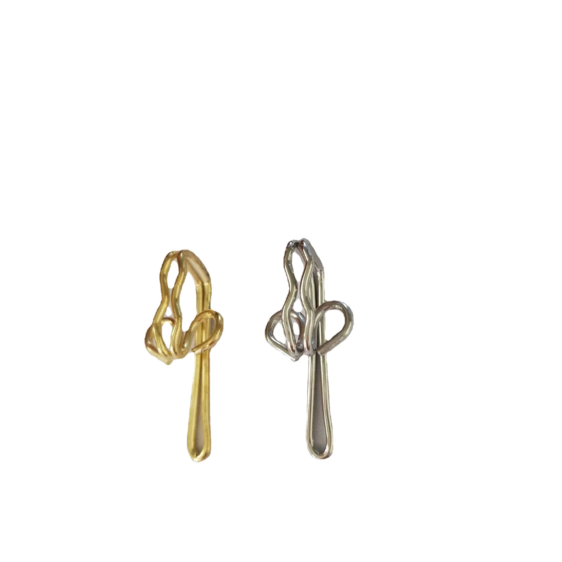 Supply | Curtain Accessories Curtain Hooks Plated Imitation Gold Nickel Plated Butterfly Type Curtain Hooks