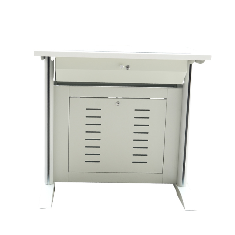 Steel Multimedia School Teacher Multimedia Podium Teacher Classroom Podium Table Multimedia Central Control Podium
