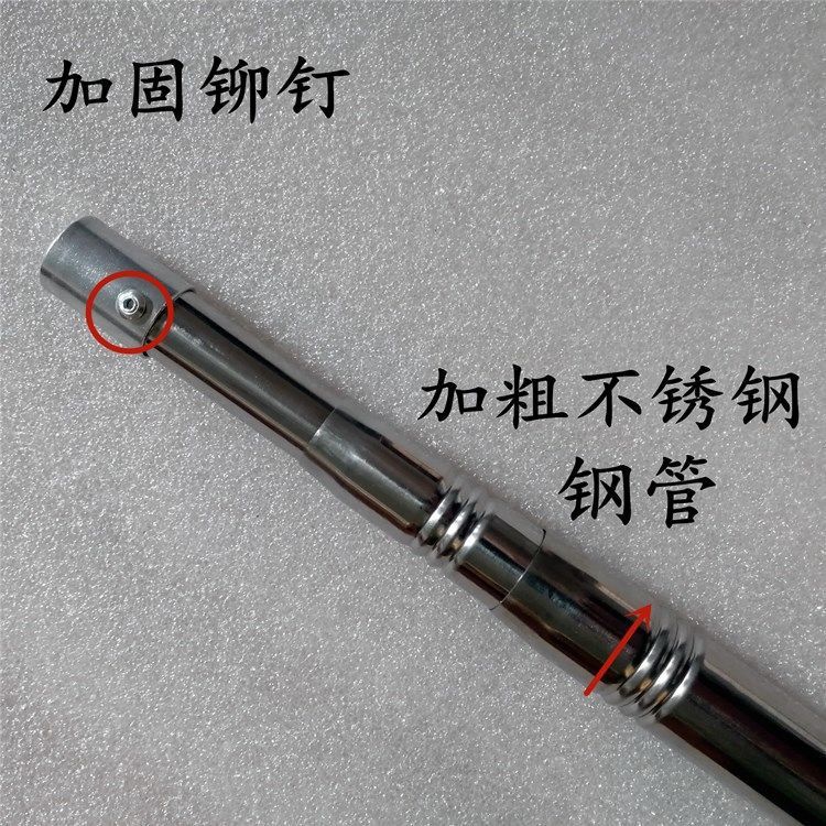 Wholesale stainless steel dip net Rod bold reinforced telescopic positioning fishing short rod with net head sickle spoon head