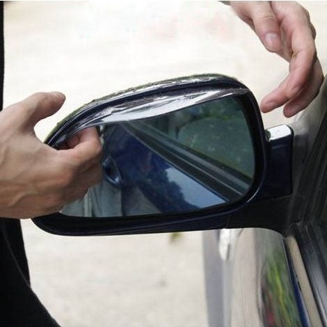 OPP packaging car supplies rearview mirror rain shield reverse mirror rain eyebrow rain shield universal rain shield Universal